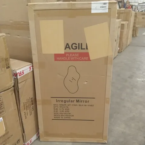 BOXED IRREGULAR MIRROR 