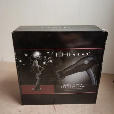 FHI HEAT NANO WEIGHT PRO 1900 TURBO PROFESSIONAL SALON HAIR DRYER