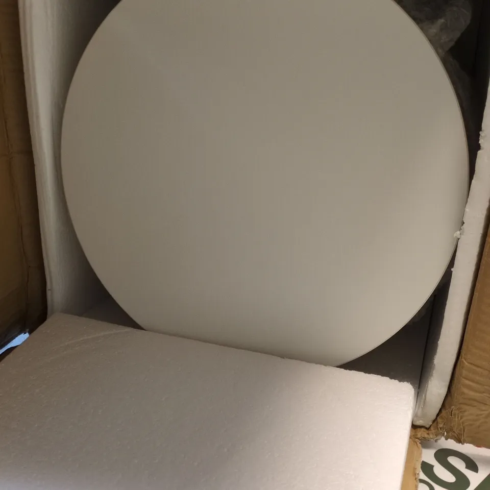 LARGE SIDE TABLE WITH CAGED STORAGE – BOXED