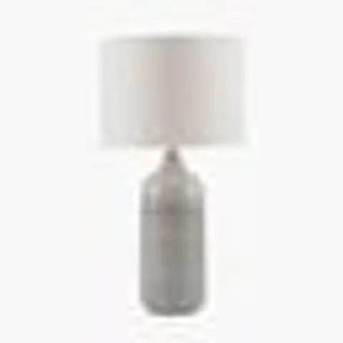 BOXED VENUS BLUE AND GREY OMBRE CERAMIC TABLE LAMP