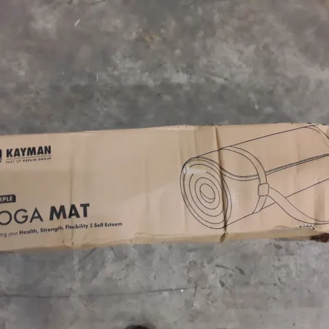BOXED KAYMAN YOGA MAT - PURPLE  