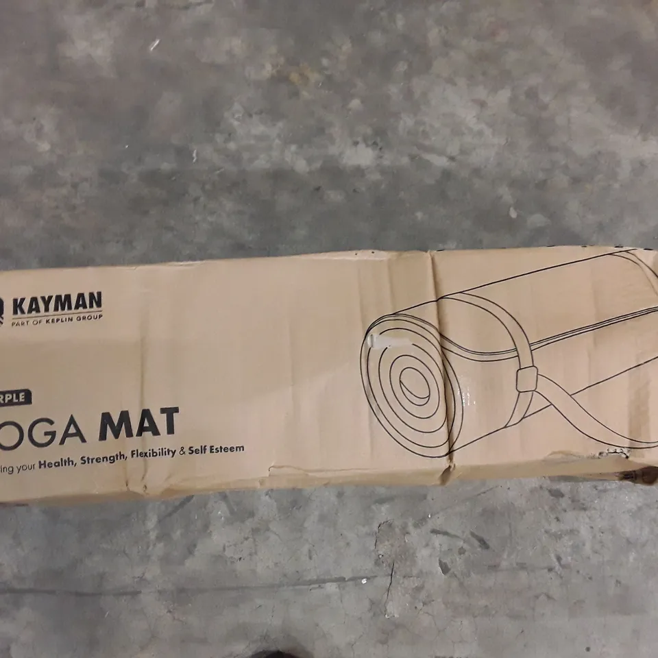 BOXED KAYMAN YOGA MAT - PURPLE  