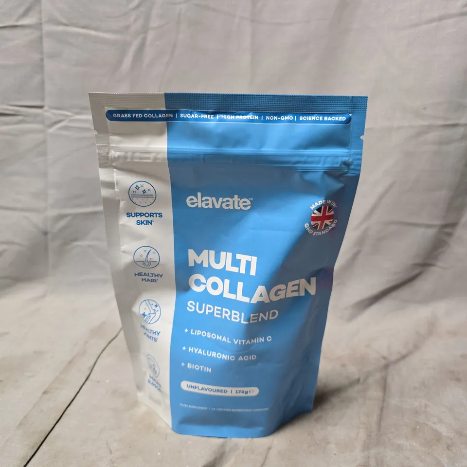 ELAVATE MULTI COLLAGEN SUPERBLEND UNFLAVOURED (176G)
