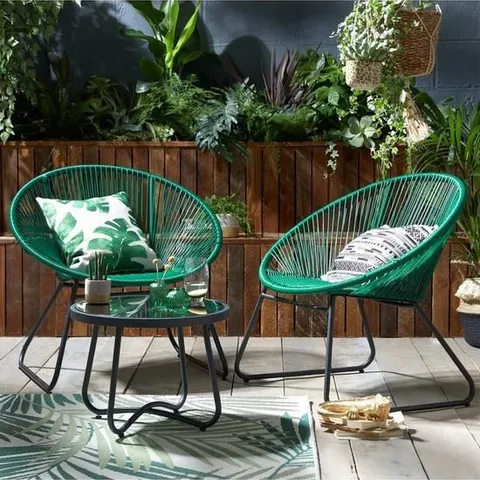 BOXED NOODLE BISTRO SET - GREEN (1 BOX) - COLLECTION ONLY 