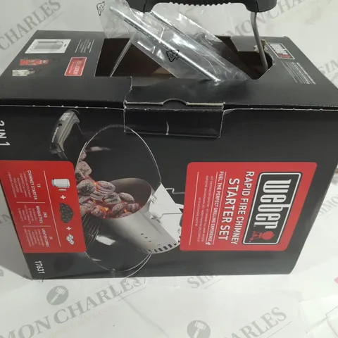 WEBER RAPID FIRE CHIMNEY STARTER KIT