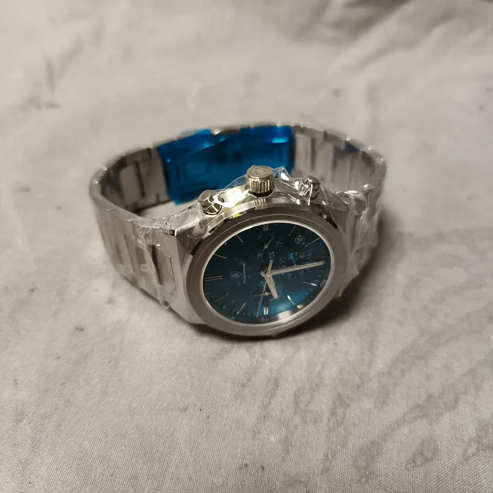 MENS BERNARD REINHARDT CHRONOGRAPH WATCH – 316S STAINLESS STEEL CASE & STRAP