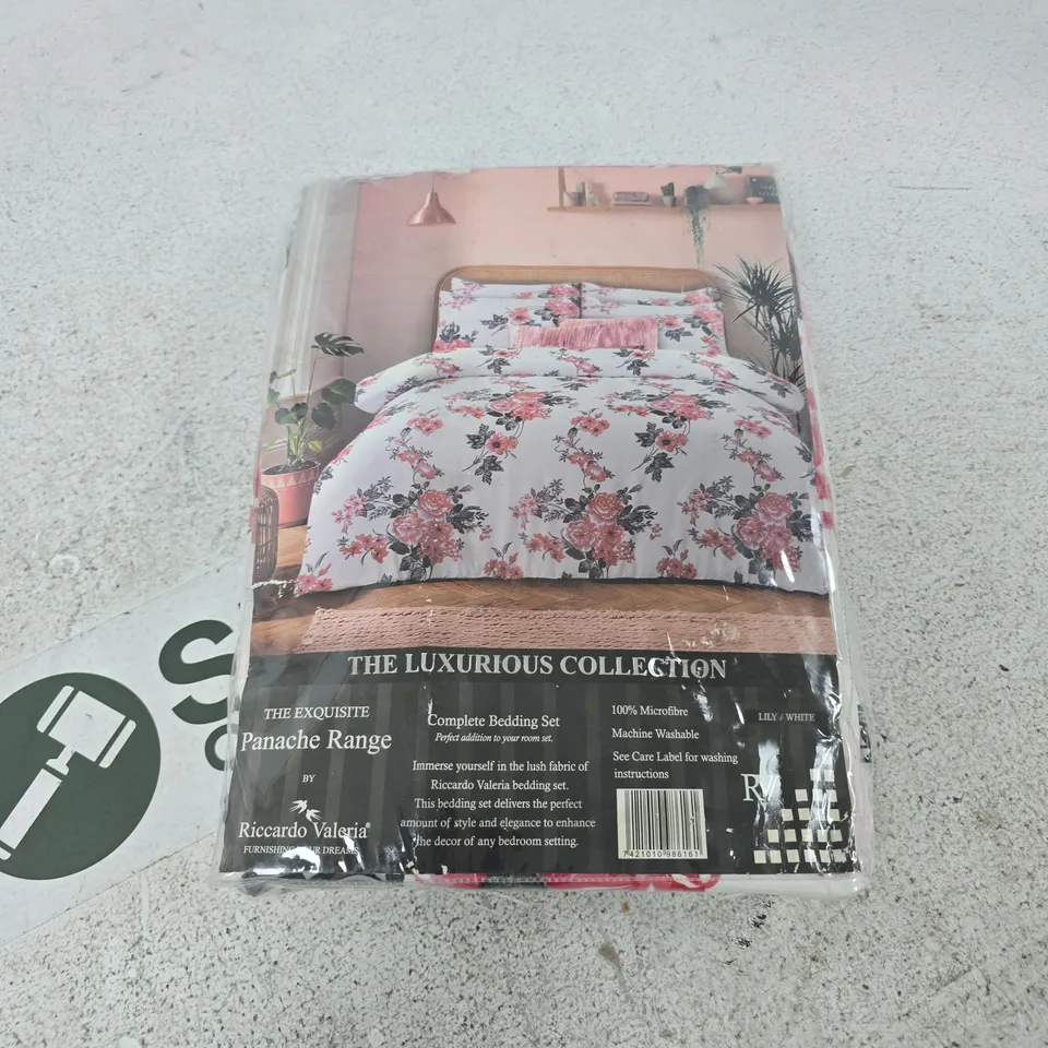 THE EXQUISITE PANACHE RANGE COMPLETE BEDDING SET BY RICCARDO VALERIA – THE LUXURIOUS COLLECTION UNSPECIFIED SIZE 