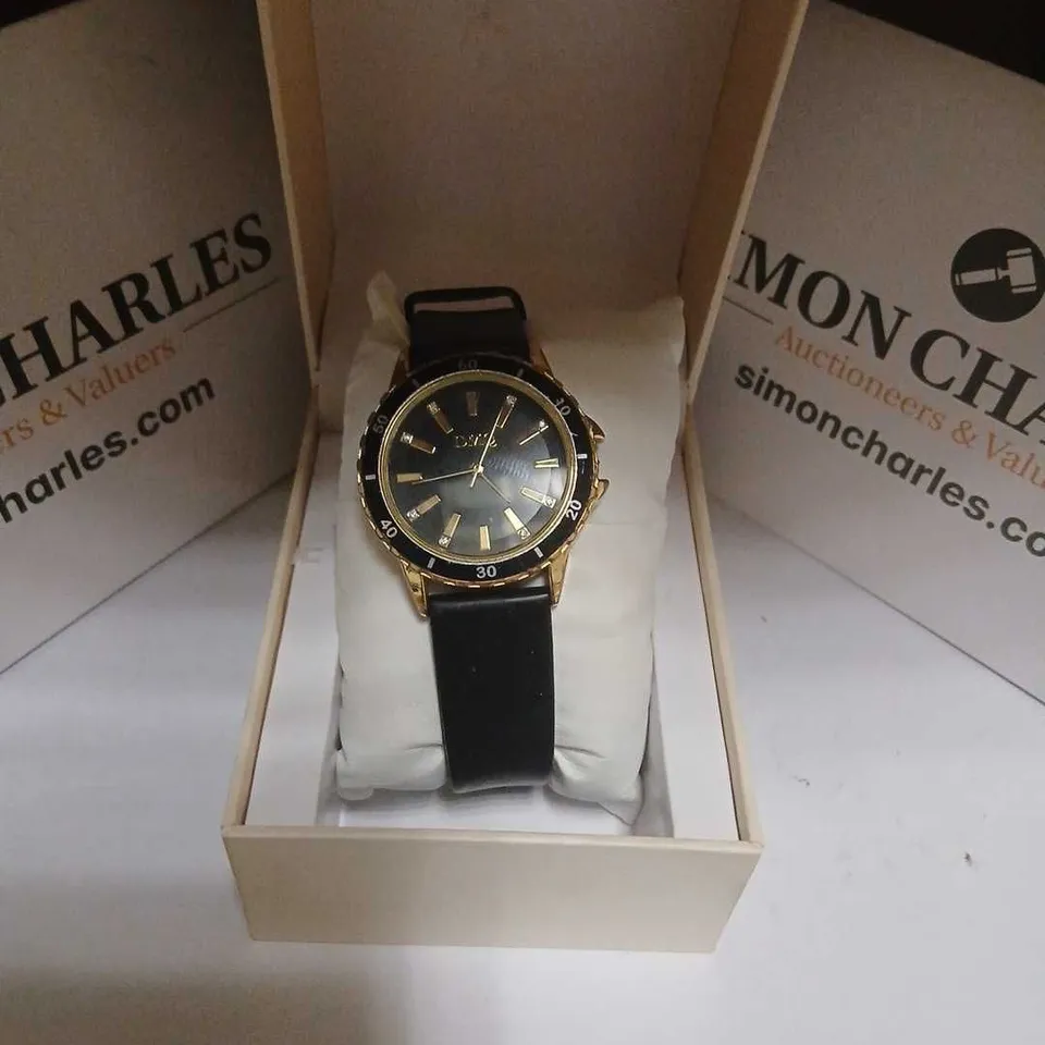 DIAMONIQUE SILICONE STRAP WATCH