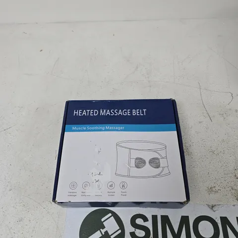HEATED MASSAGE BELT – MUSCLE SOOTHING MASSAGER (BOXED)
