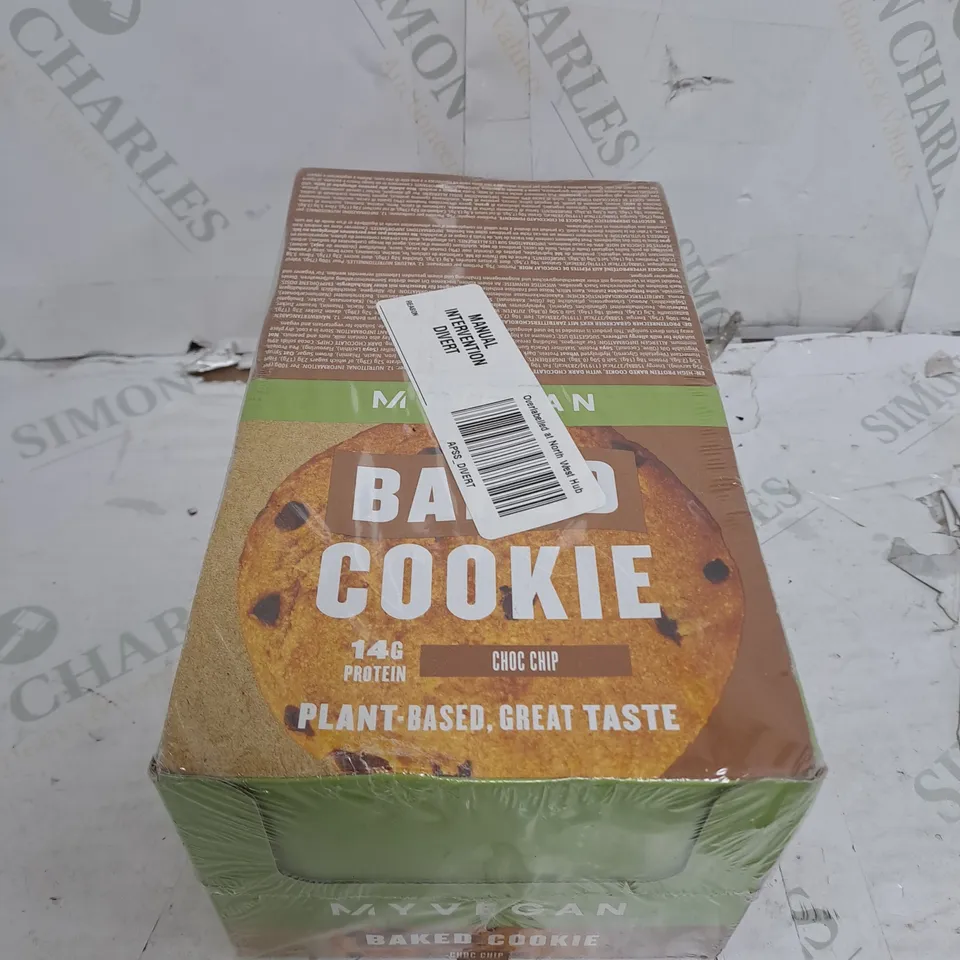 VEGAN PROTEIN COOKIE (12X75G) CHOCOLATE CHIP