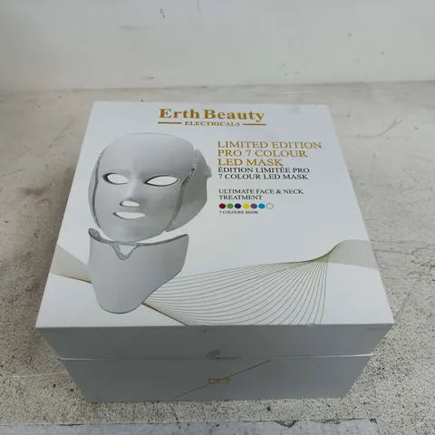 ERTH BEAUTY LIMITED EDITION PRO 7 COLOUR LED MASK – BOXED