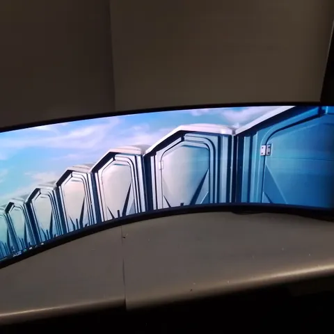 SAMSUNG 49" CURVED MONITOR WITH STAND