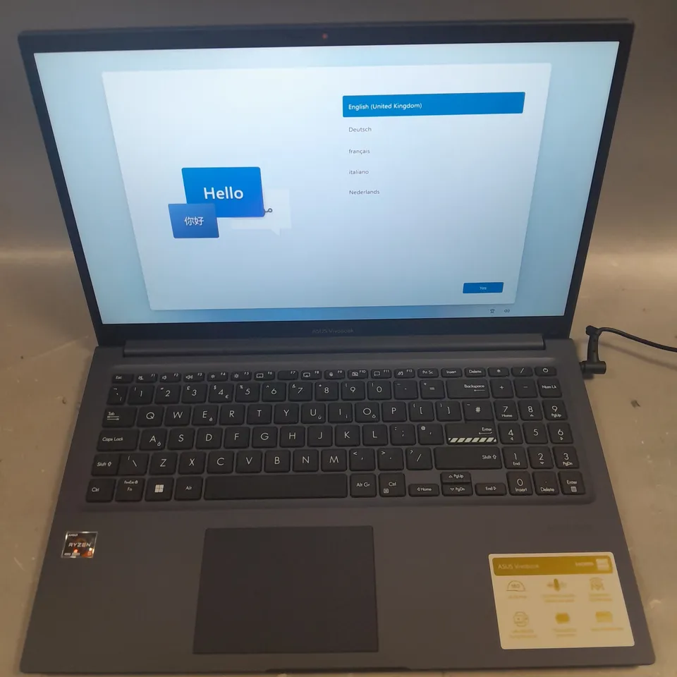 BOXED ASUS VIVOBOOK AMD RYZEN 5 4000 SERIES LAPTOP - M15021