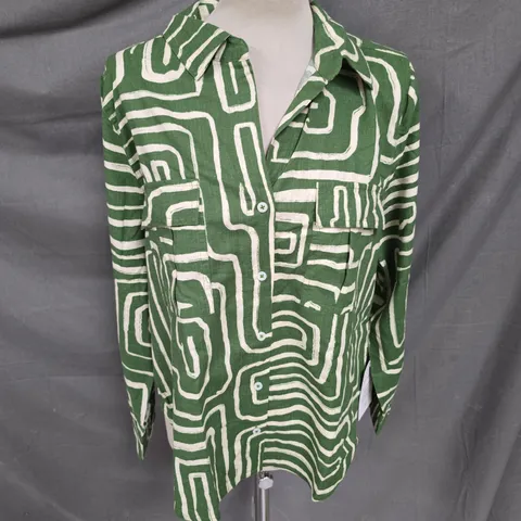 NOBODY'S CHILD SHIRT IN GREEN SIZE 12