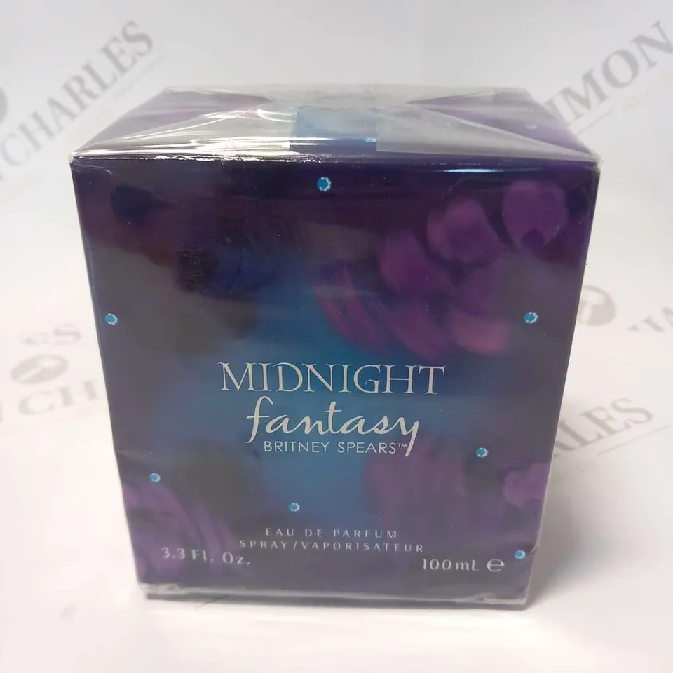 BOXED AND SEALED BRITNEY SPEARS MIDNIGHT FANTASY EAU DE PARFUM SPRAY 100ML