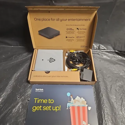 TALKTALK TECHNICOLOR UZW4054TTG SET-TOP BOX – BOXED WITH REMOTE & CABLES
