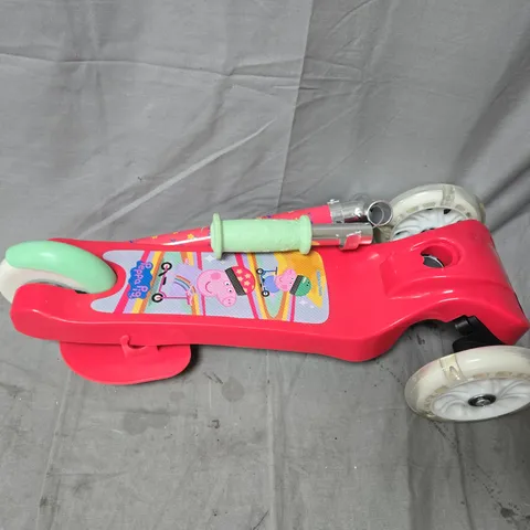 PEPPEA PIG MINI GO! TILT SCOOTER WITH LIGHTS
