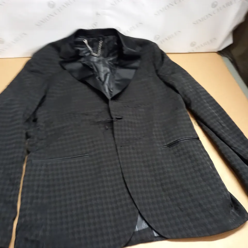 BOOHOO MAN BLACK BLAZER - UK 44