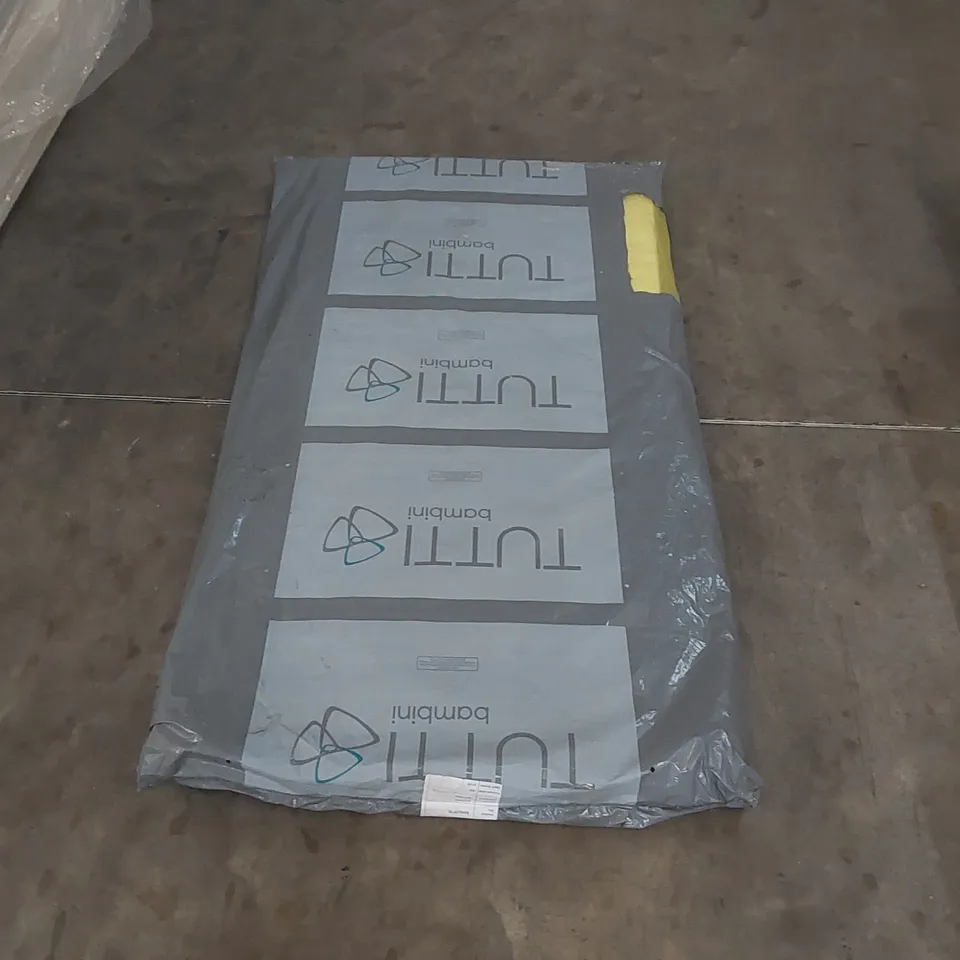 QUALITY BAGGED TUTTI BAMBINI ECO FIBRE 70 x 140cm COT MATTRESS 