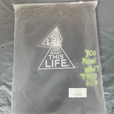 YOU DON'T WANT THIS LIFE HOODIE - SIZE M