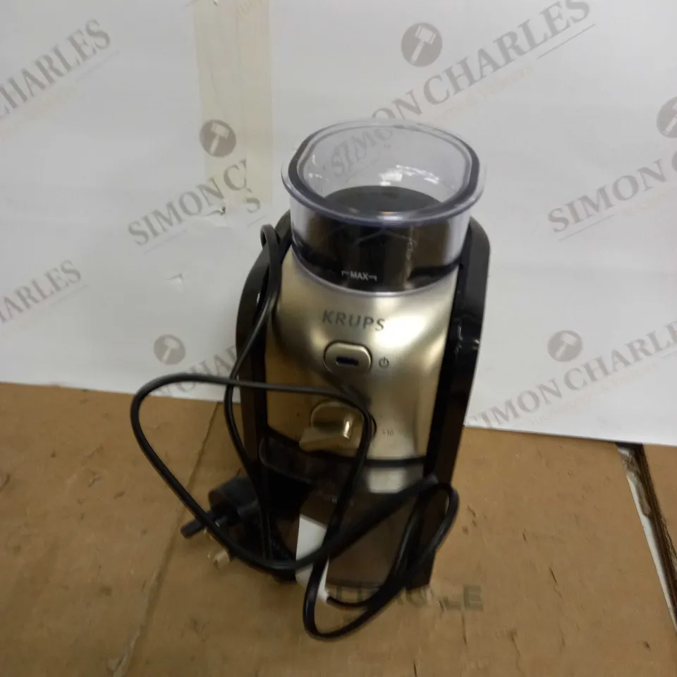 KRUPS EXPERT BURR GRINDER FOR COFFEE BEANS