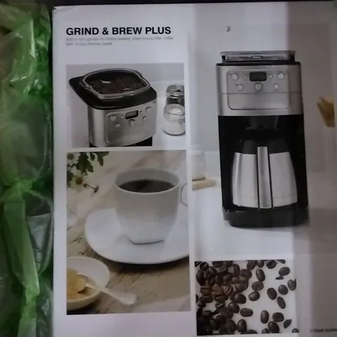 BOXED CUISINART GRIND AND BREW PLUS