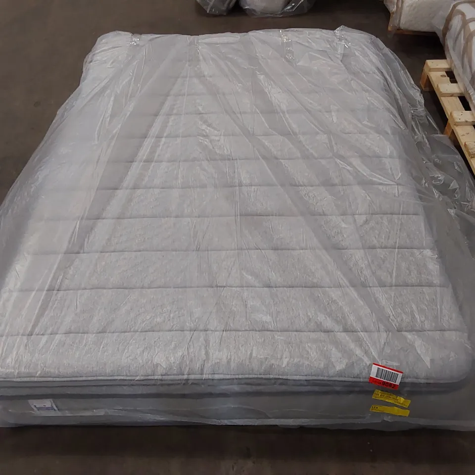 QUALITY BAGGED GAVIVI 27CM MEDIUM GEL MEMORY FOAM POCKET SPRUNG 4'6 MATTRESS 