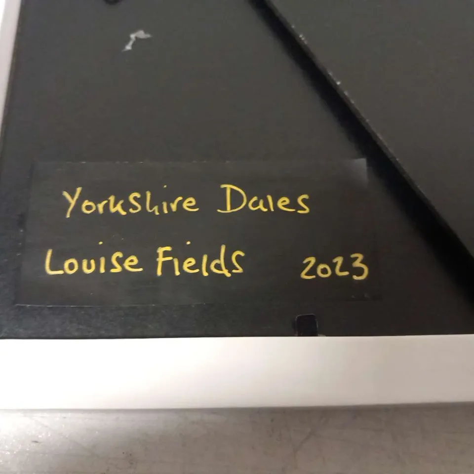 FRAMED AND MOUNTED YORKSHIRE DALES LUCY FIELDS SIGNED