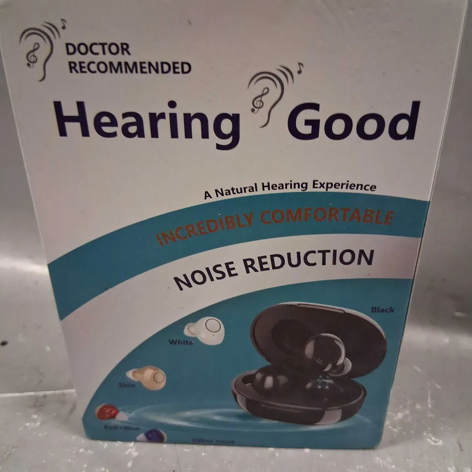 BOXED HEARING GOOD A NATURAL HEARING EXPERIENCE