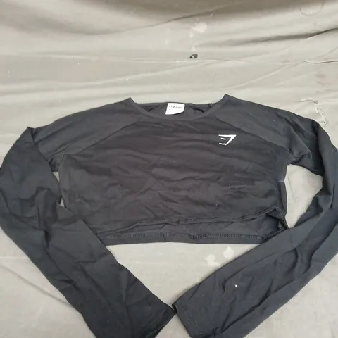 GYMSHARK LONG SLEEVE GYM TOP SIZE S