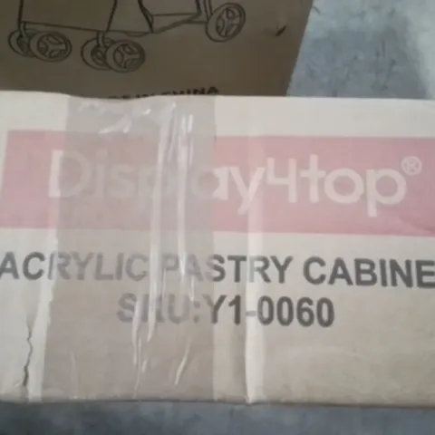 BOXED ACRYLIC PASTRY CABINET
