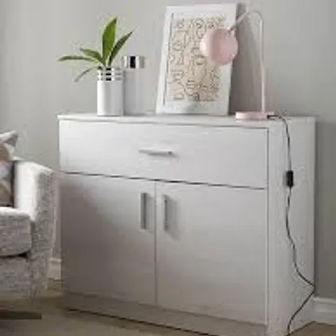 PANAMA 2 DOOR, 1 DRAWER SMALL SIDEBOARD (MISSING 2ND BOX)