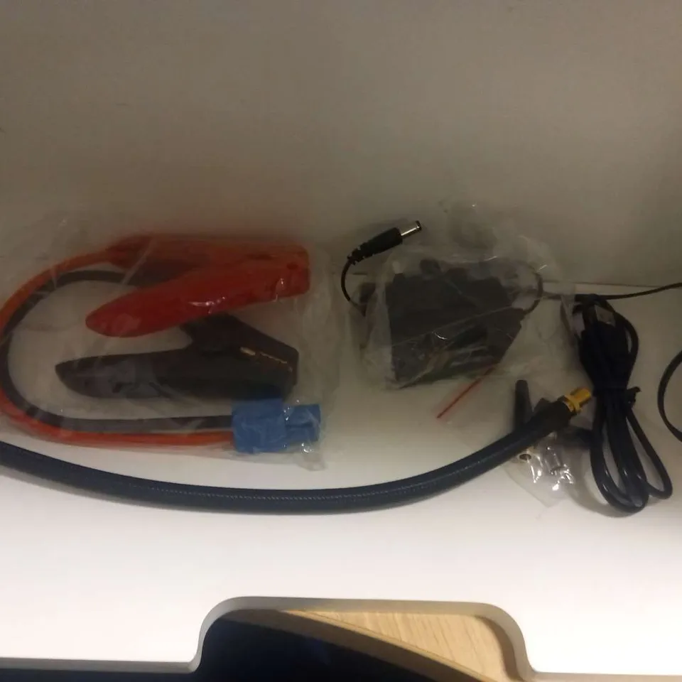 BOXED HALO BOLT AIR 58830 W/ CAR JUMP STARTER, AIR PUMP & 5K MAH PORTABLE CHARGER