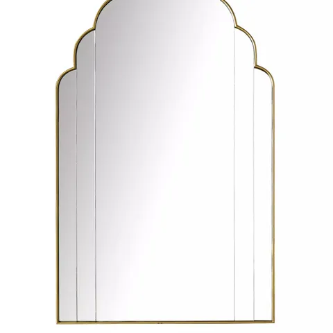 FLUTED EDGE WALL MIRROR 60X90CM