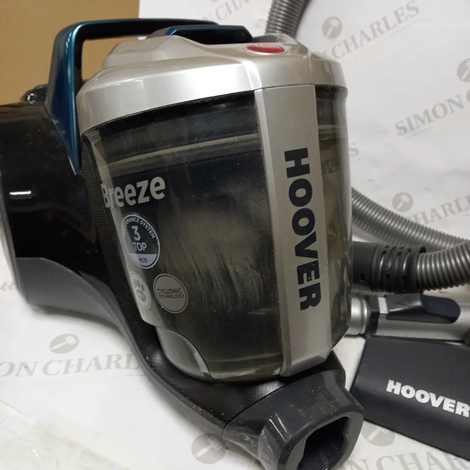 HOOVER BREEZE PETS CYLINDER BAGLESS VACUUM CLEANER