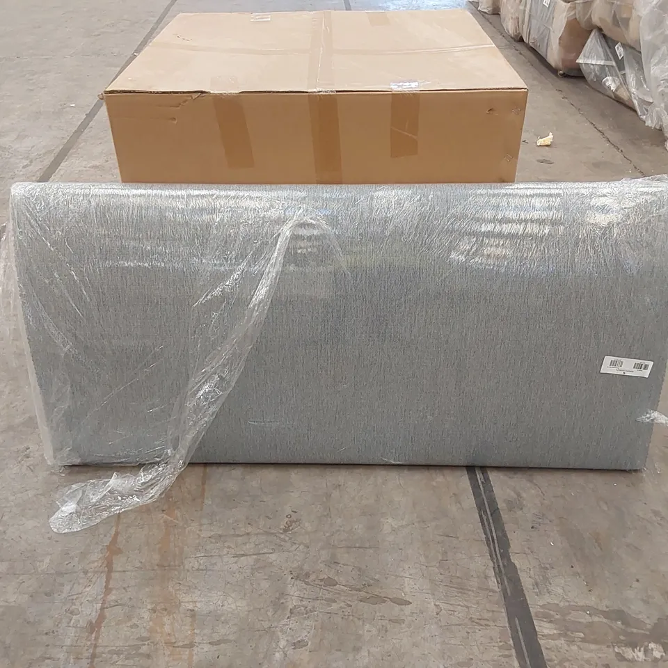 DESIGNER 135cm DOUBLE SIZED FABRIC UPHOLSTERED HEADBOARD