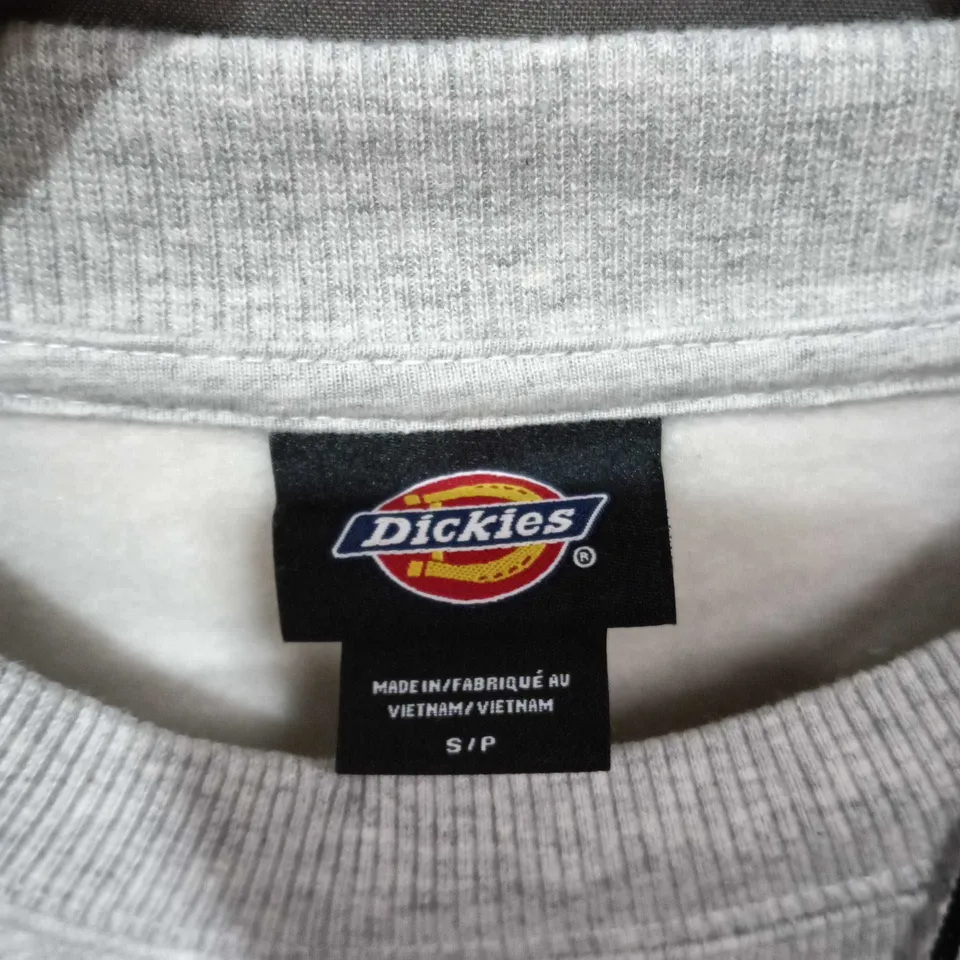 DICKIES GREY SWEATSHIRT – CREWNECK, SIZE S/P