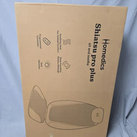 HOMEDICS SHIATSU PRO PLUS SIT & SOOTHE MASSAGER – BOXED