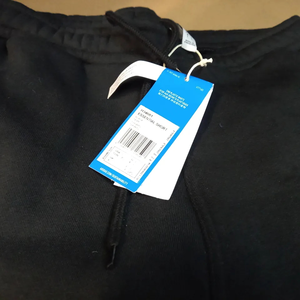 ADIDAS BLACK ESSENTIAL SHORT - LARGE
