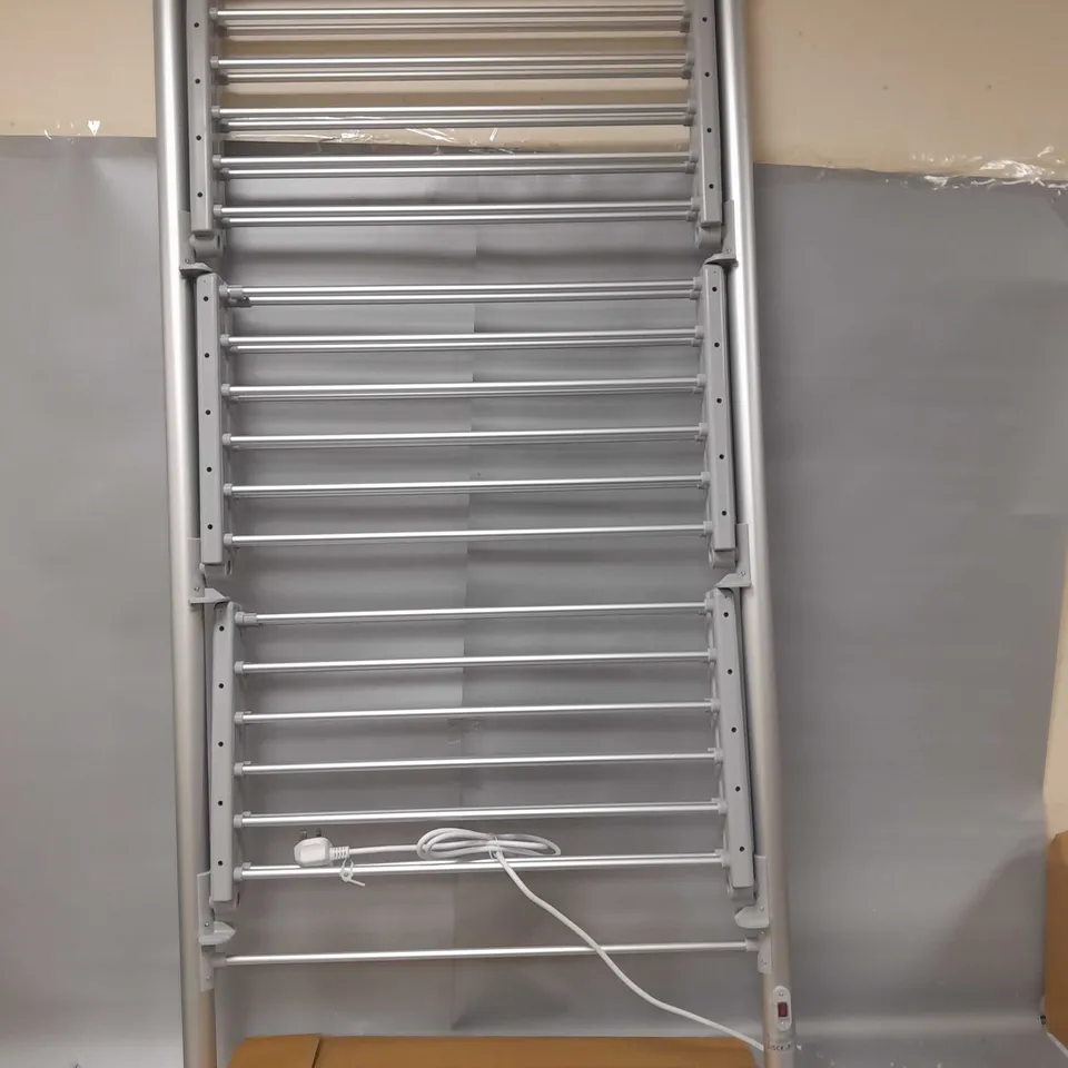 BOXED ORGANISED OPTIONS 3 TIER HEATED AIRER WITH 21M DRYING SPACE - COLLECTION ONLY