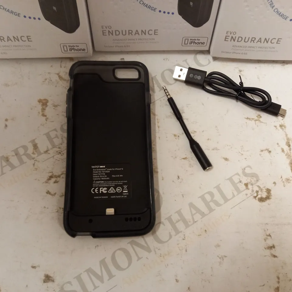 BOX OF APPROX 8 TECH 21 EVO ENDURANCE IPHONE CASES