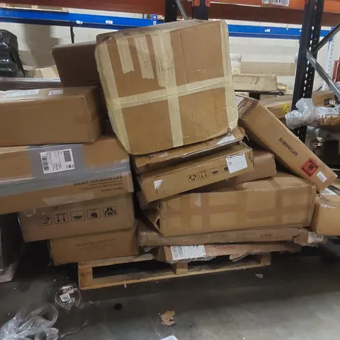 PALLET CONTAINING A LARGE QUANTITY OF ASSORTED FURNITURE PARTS ECT