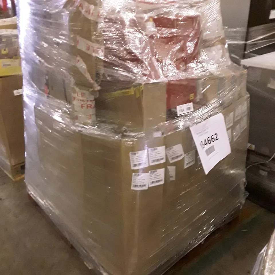 PALLET OF APPROXIMATELY 24 UNPROCESSED RAW RETURN HOUSEHOLD AND ELECTRICAL GOODS TO INCLUDE;