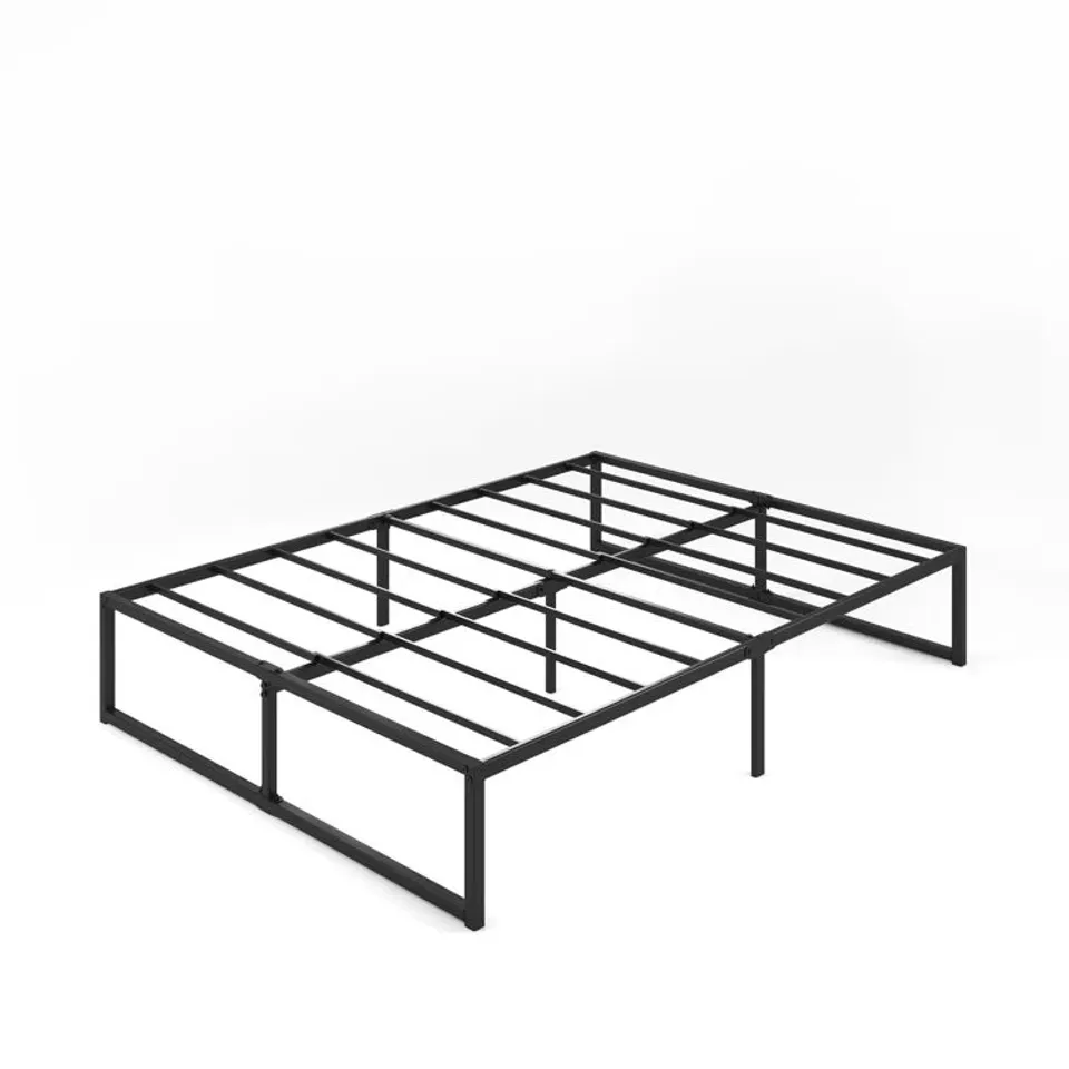 BOXED CORBE MODERN METAL BED FRAME COLOUR: BLACK - SIZE UNSPECIFIED (1 BOX)