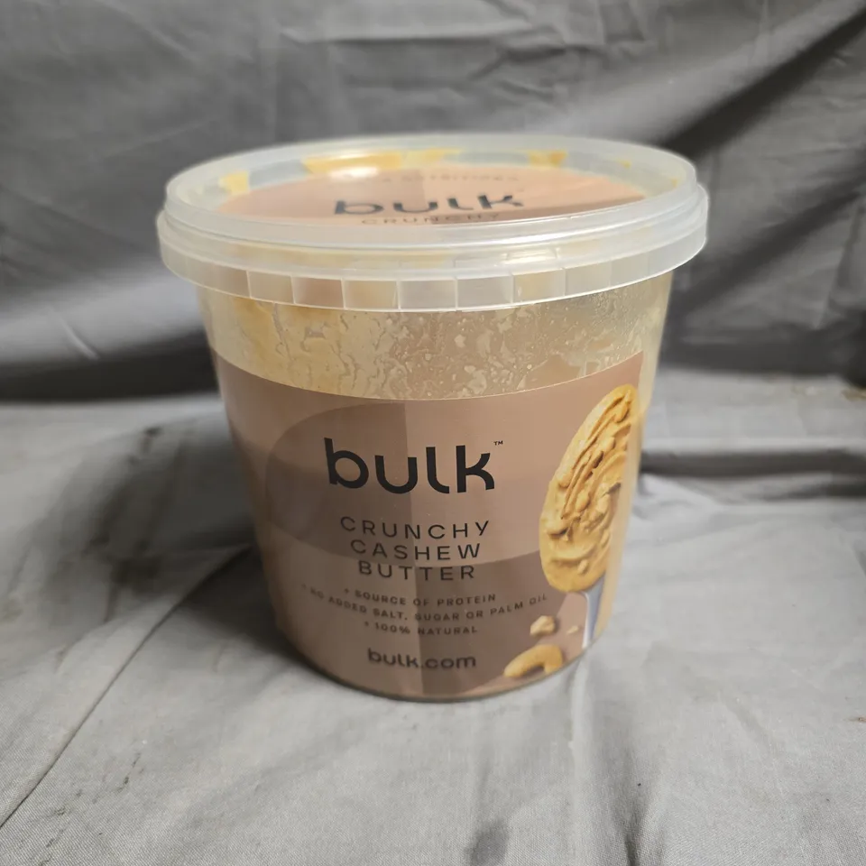 4 X BULK.COM BULK CRUNCHY CASHEW BUTTER