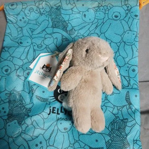 JELLYCAT BLOSSOM BEIGE BUNNY BAG CHARM