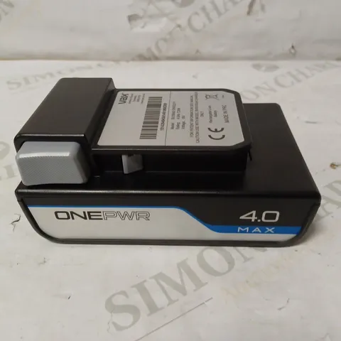 VAX ONEPWR 4.0AH MAX BATTERY