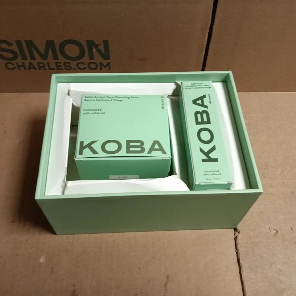 KOBA EZALI COLLECTION 2 ITEM BOX: SORBET FACE CLEANSING BALM + HYDRATING FACE CREAM