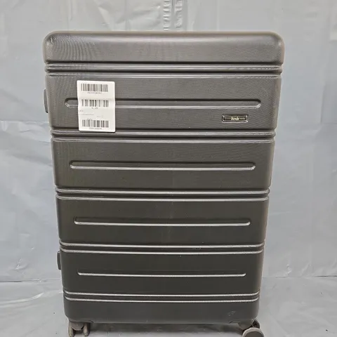 ROCK LISBON LARGE BLACK SUITCASE - COLLECTION ONLY