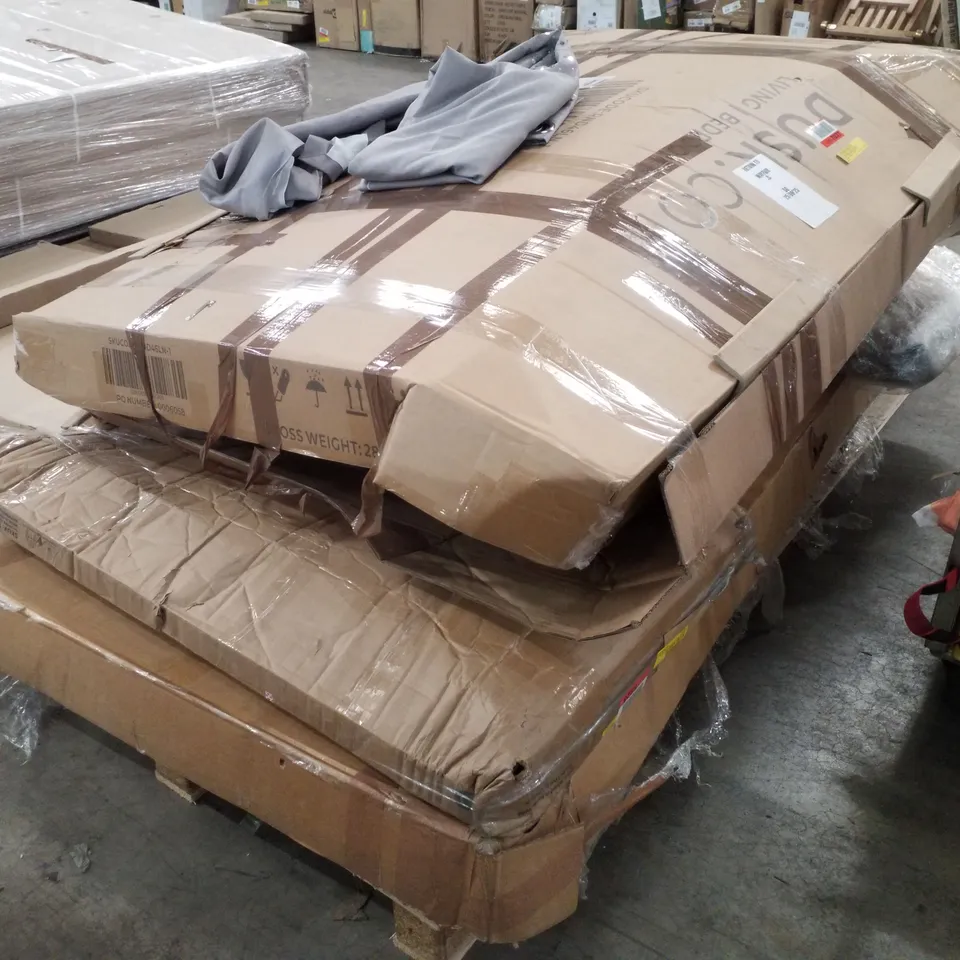 PALLET CONTAINING ASSORTED FLATPACK FURNITURE PARTS 